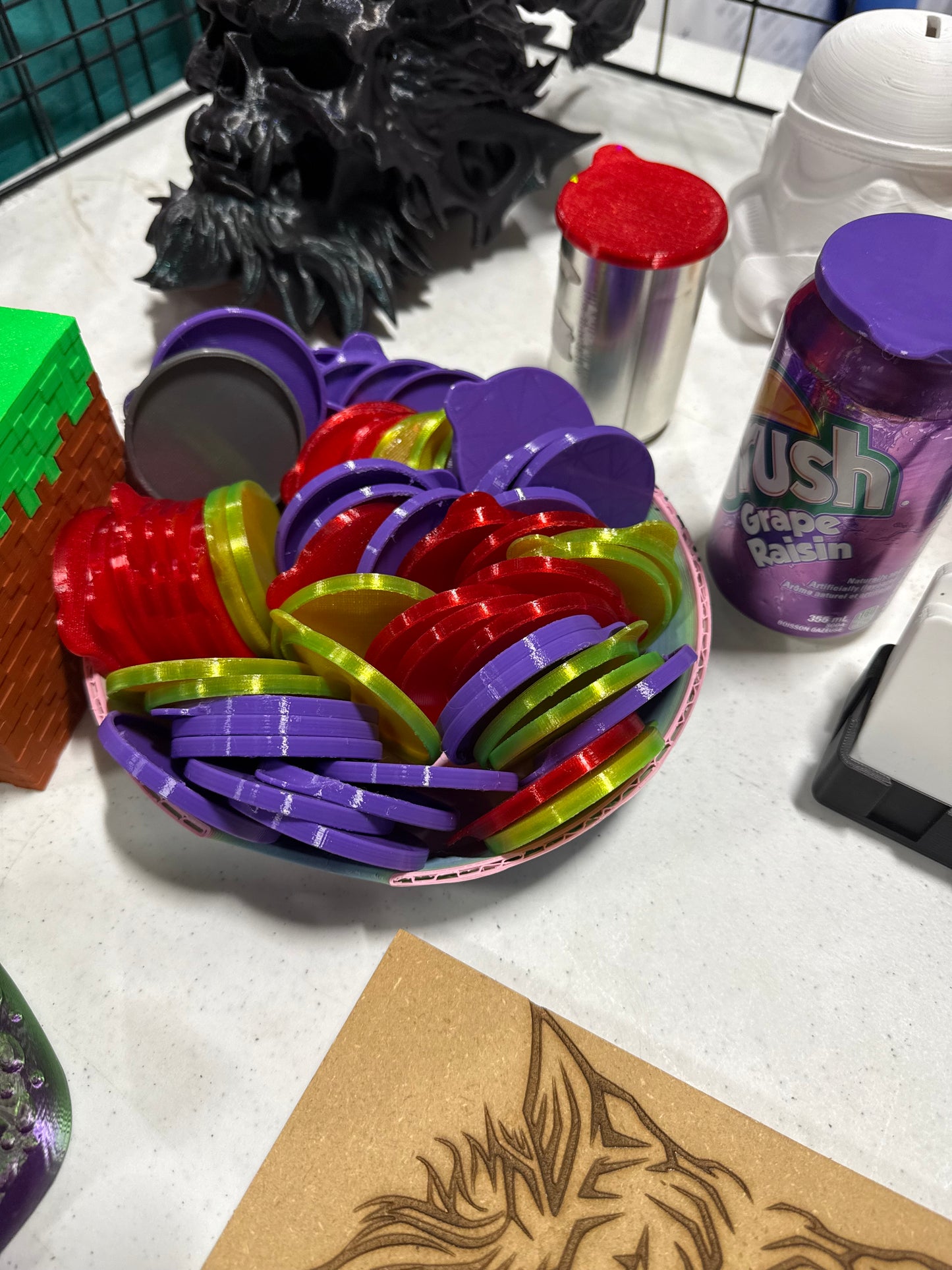 Flexible pop lids x 2