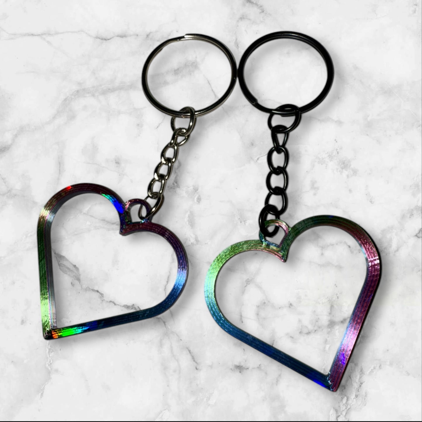 Hollow Hearts Keychains