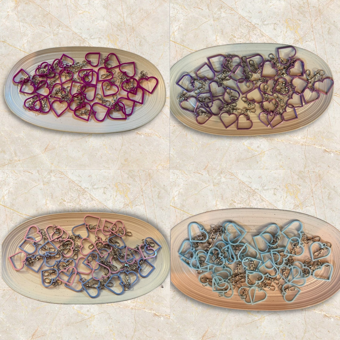 Hollow Hearts Keychains
