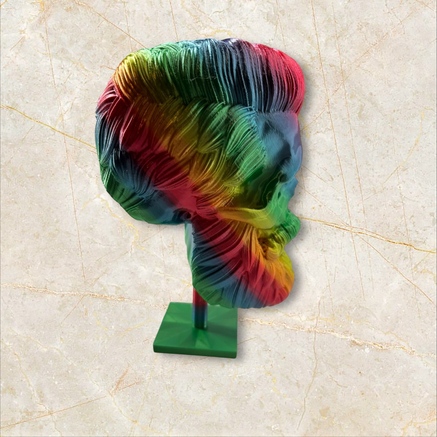 Bearded Skull With Stand
