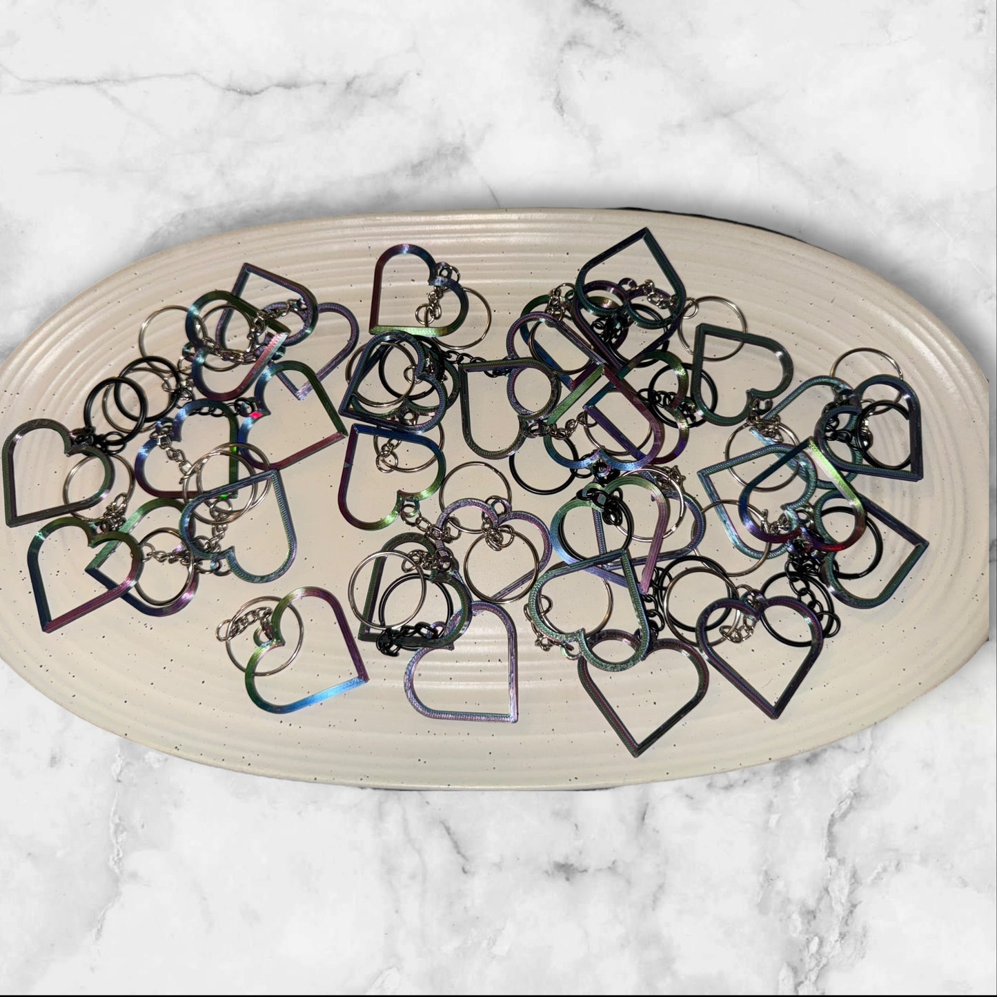 Hollow Hearts Keychains