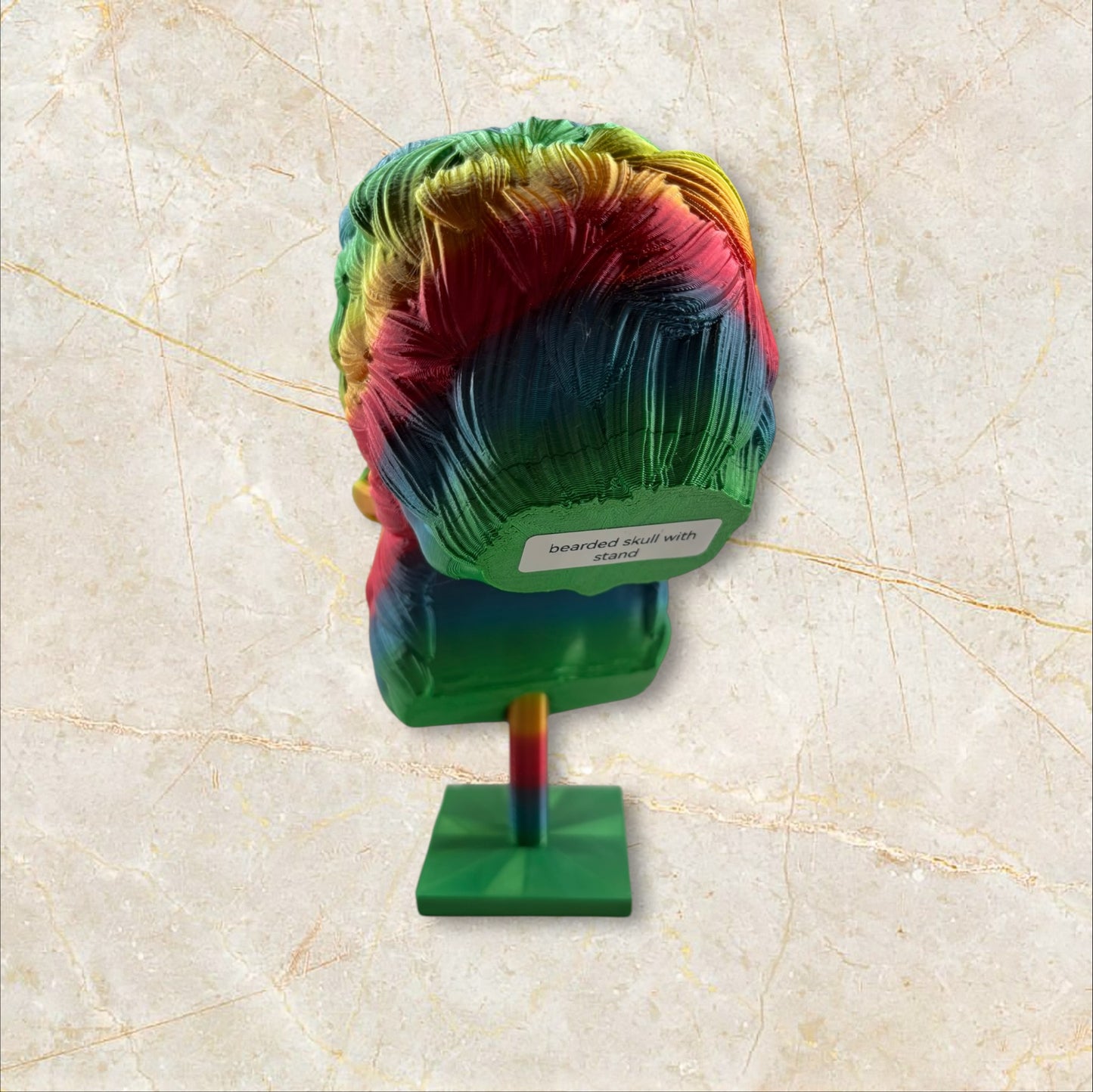 Bearded Skull With Stand