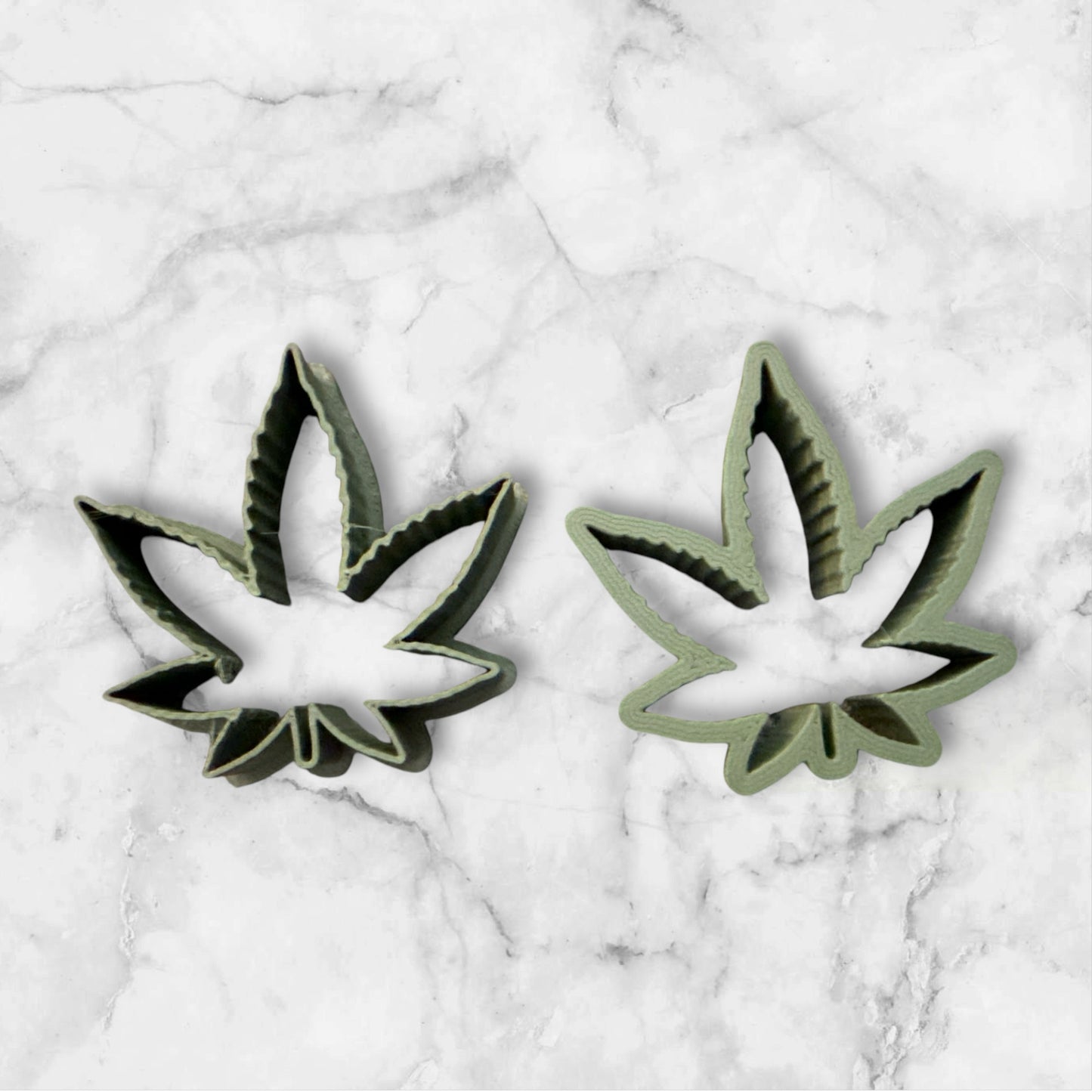 Pot leaf cookie cutters 2 pack