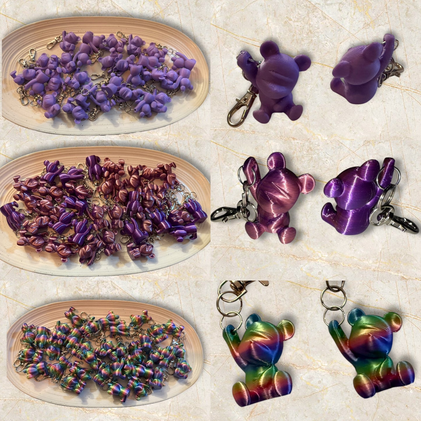 Teddy Bear Keychains