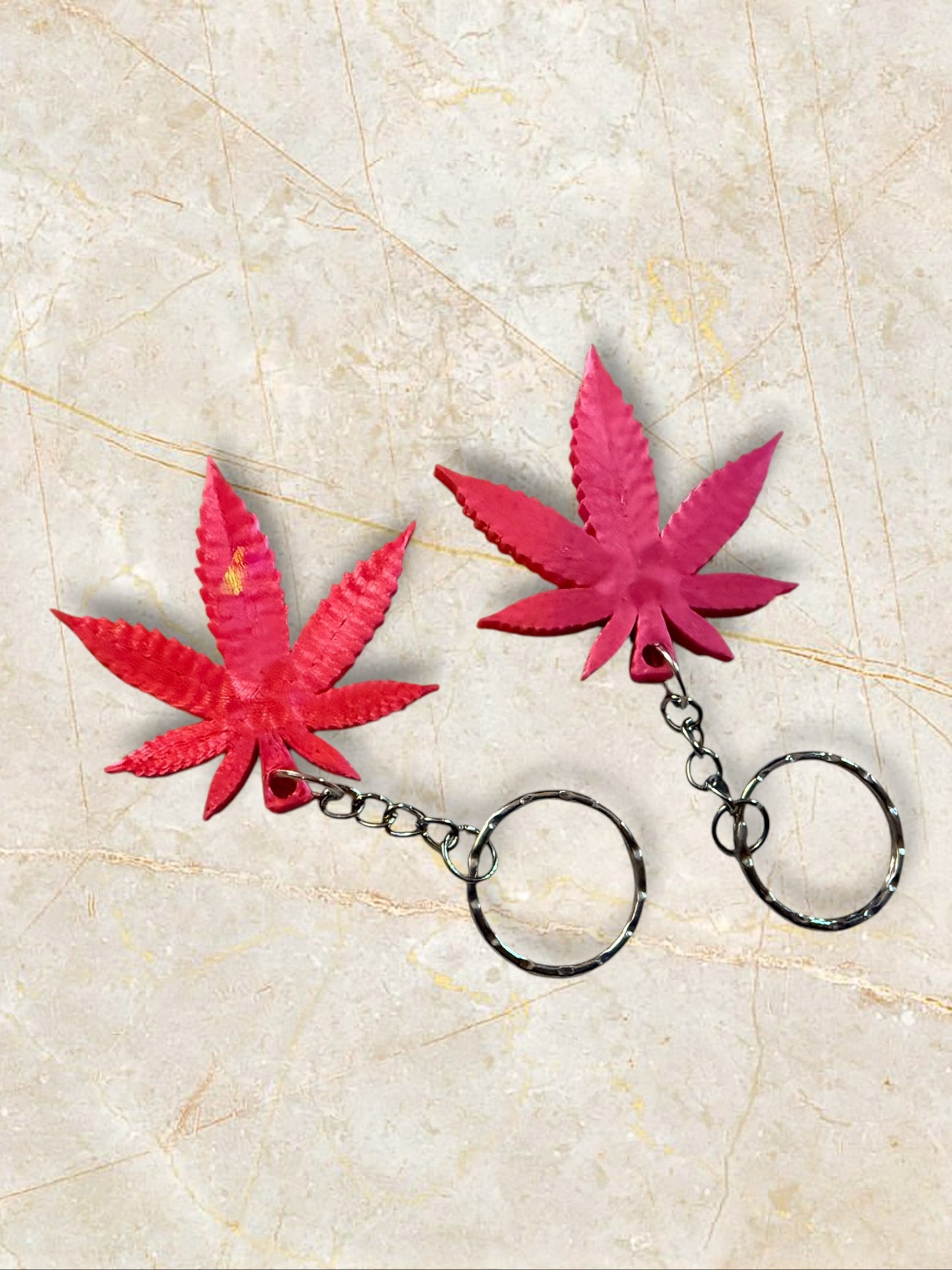 Pot Leaf Keychains