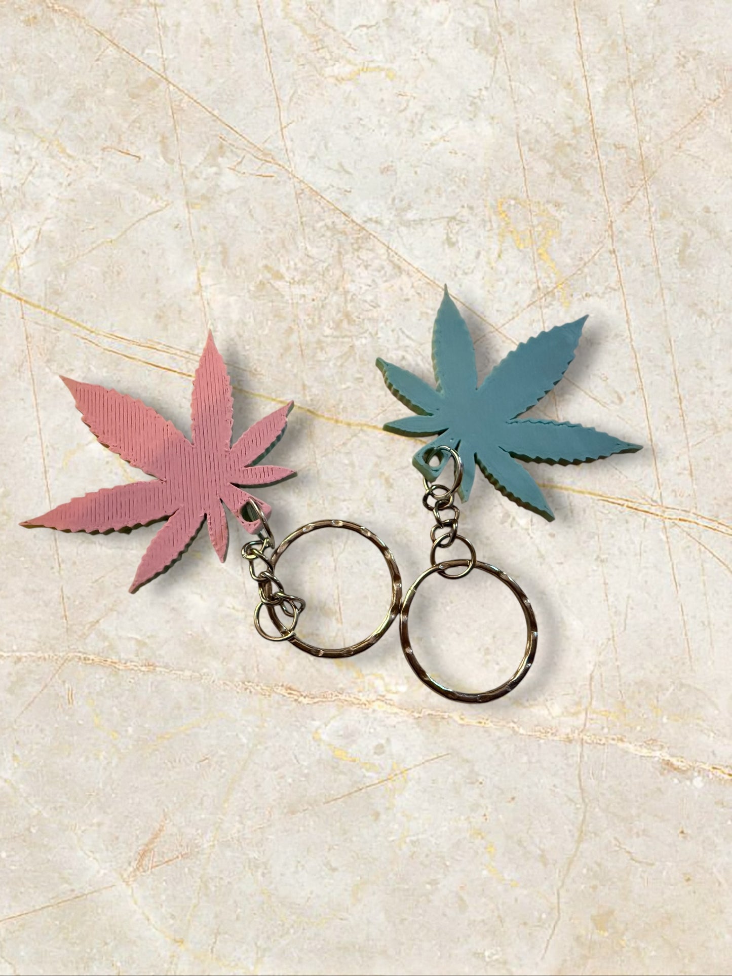 Pot Leaf Keychains