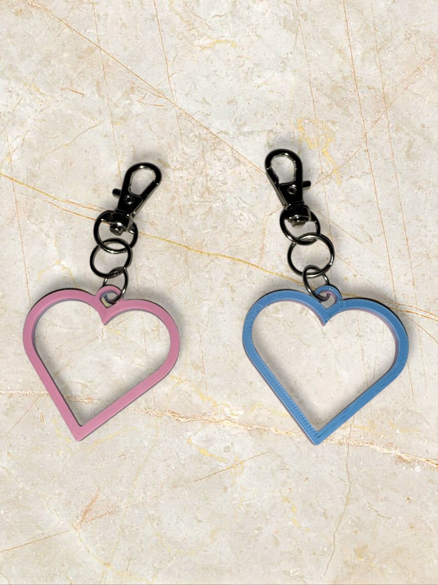 Hollow Hearts Keychains