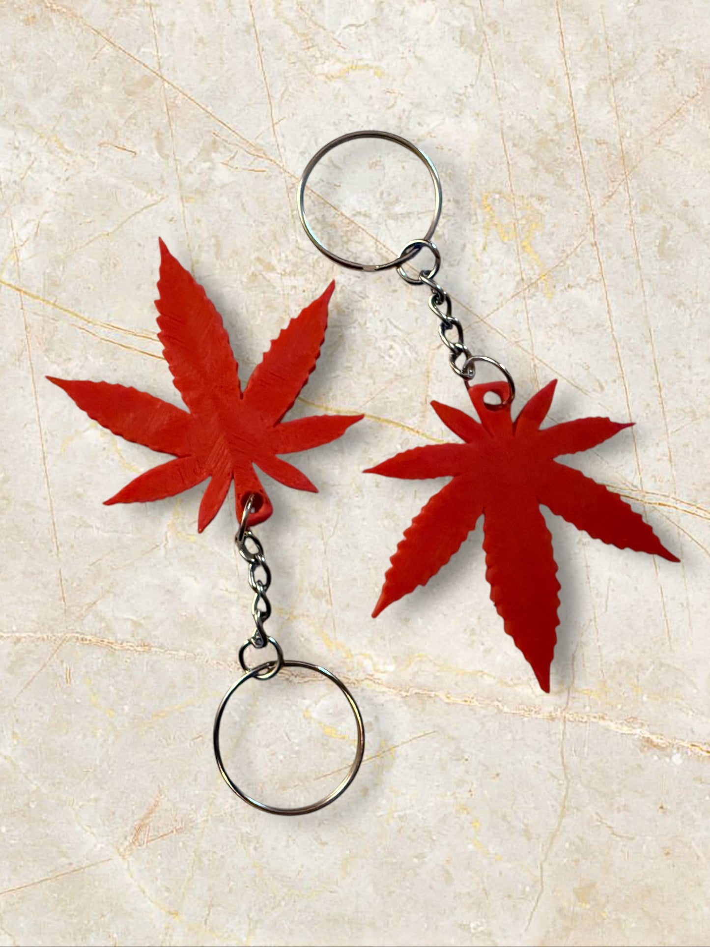 Pot Leaf Keychains
