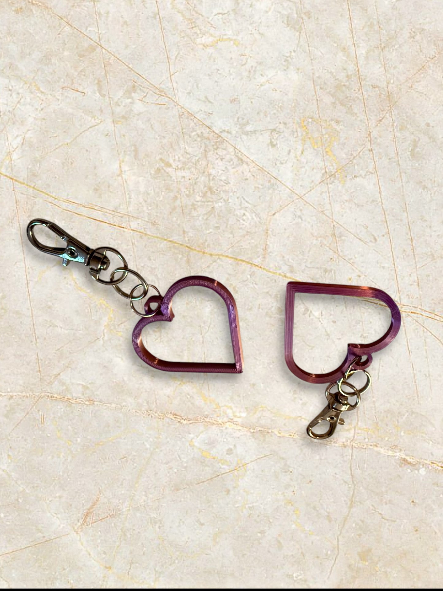 Hollow Hearts Keychains