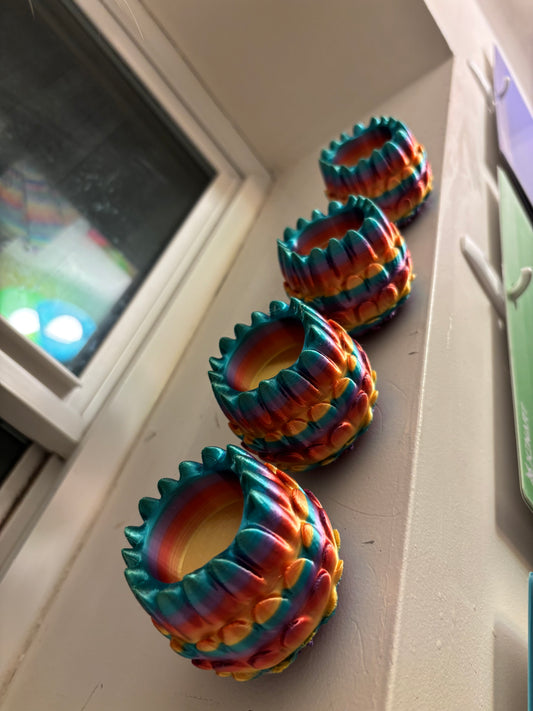 Dragon egg candle holders x6