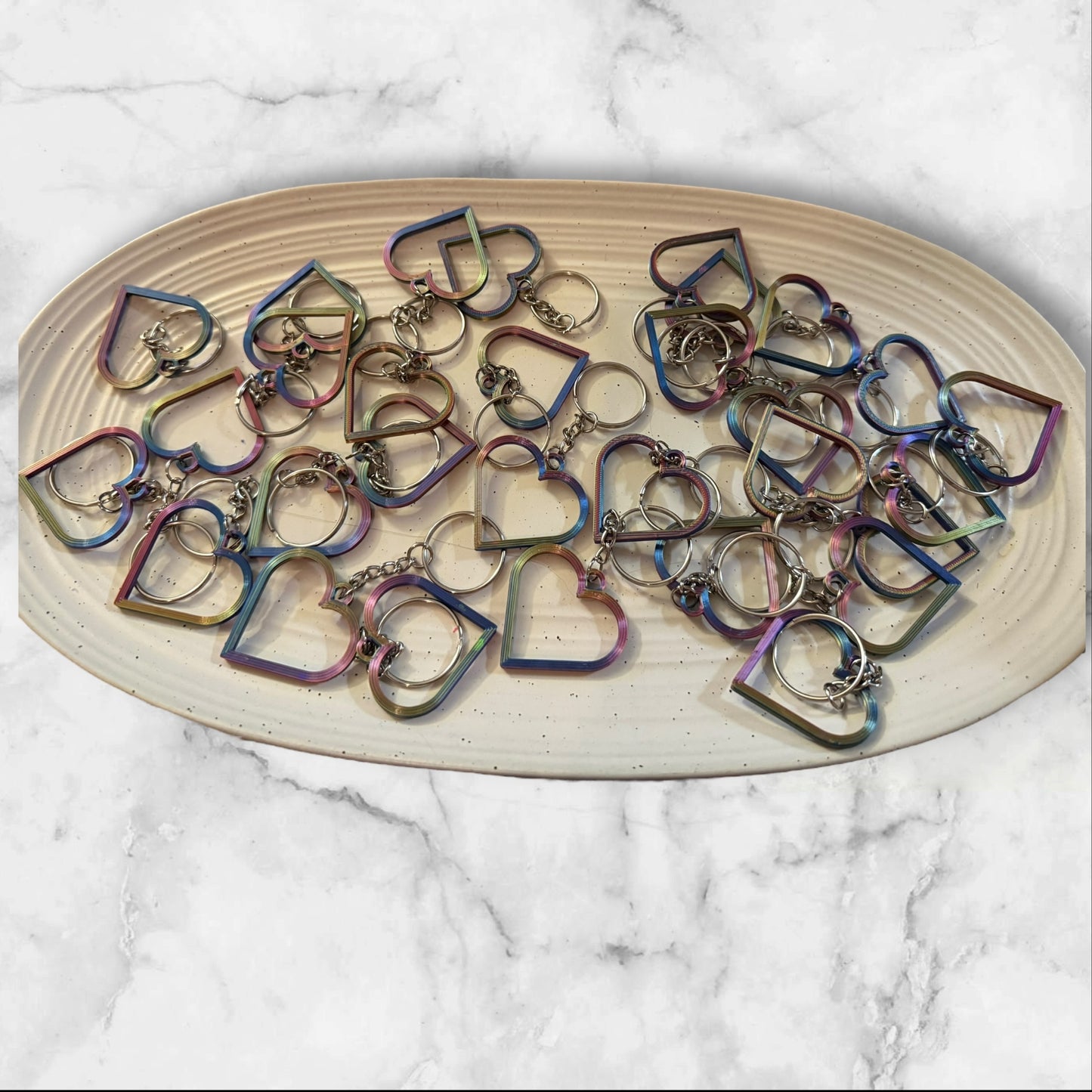 Hollow Hearts Keychains