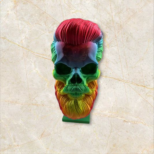 Bearded Skull With Stand