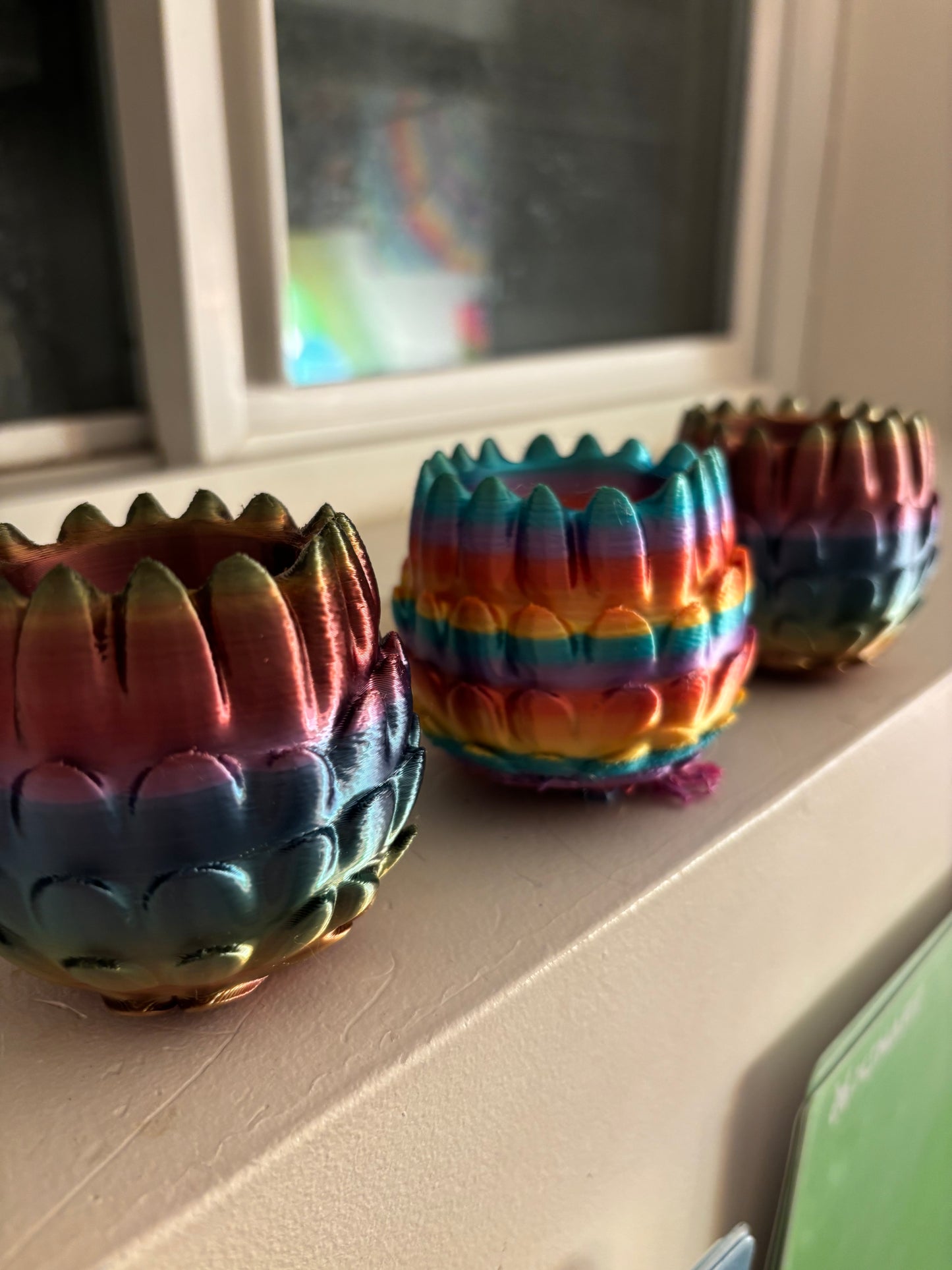 Dragon egg candle holders x6